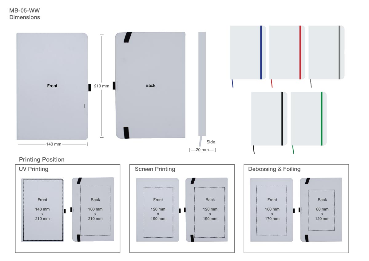 Notebook Printing Details