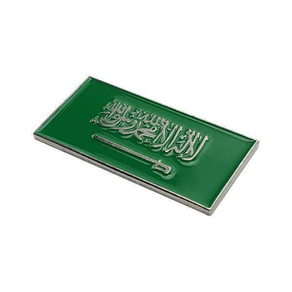 Rectangle KSA Flag Badges